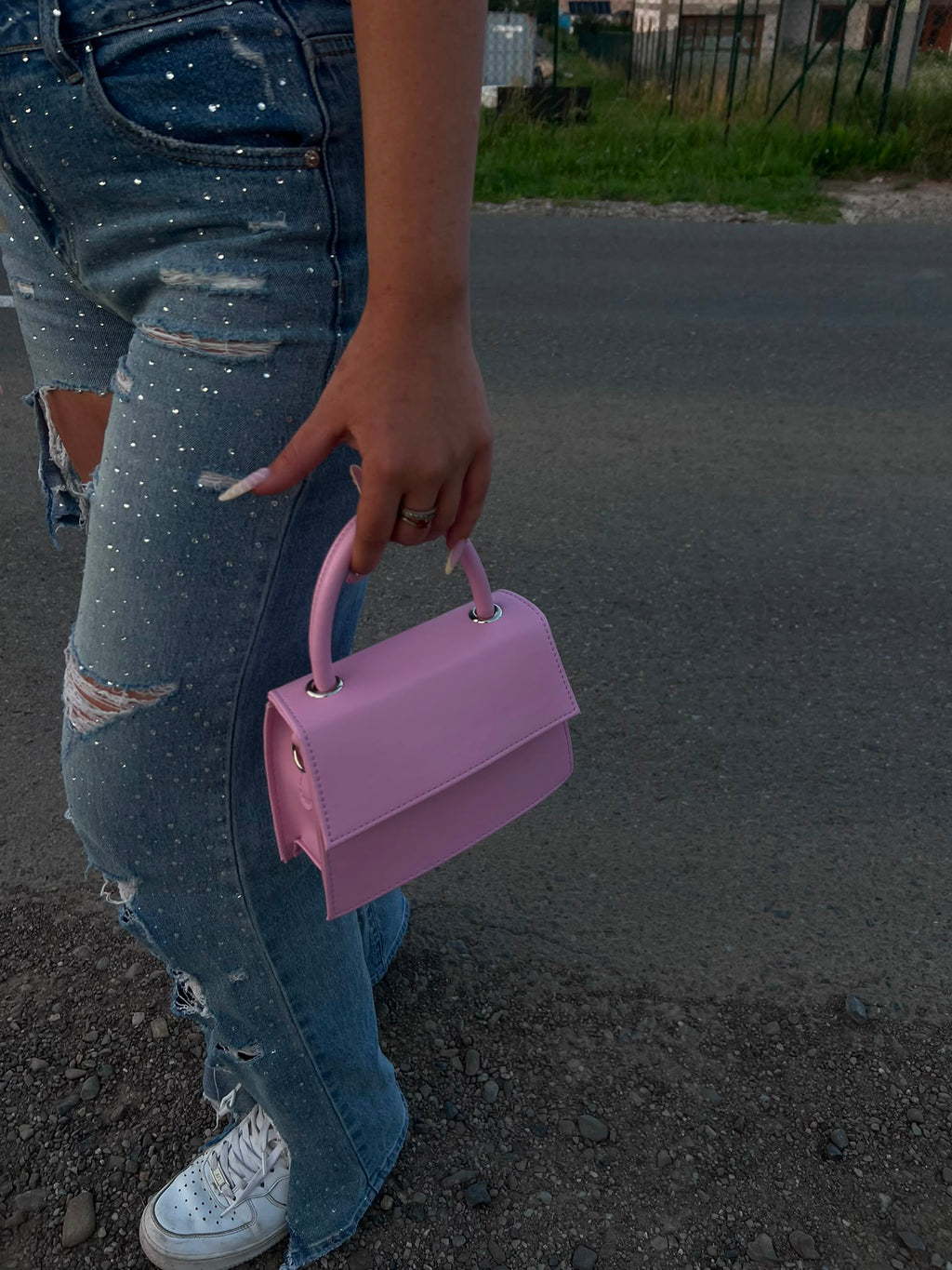 Mini Geantă Lucia Top Handle