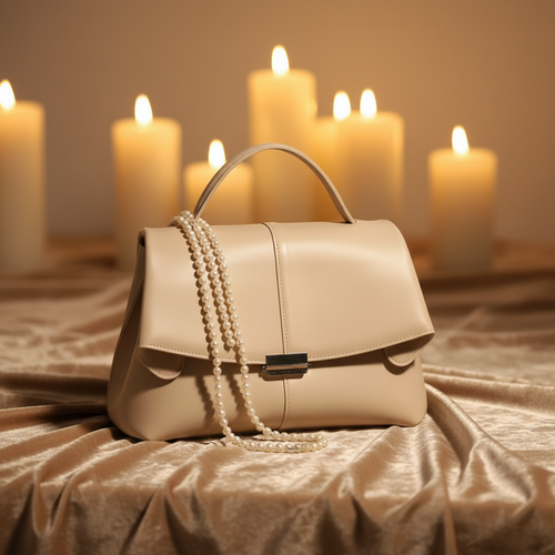 Geanta Alina - velvet & pearls