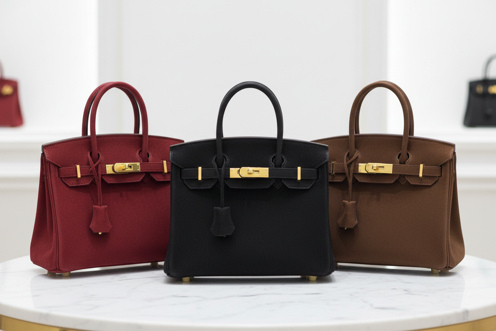 Mini Geantă Suede Birkin - Toate Culorile