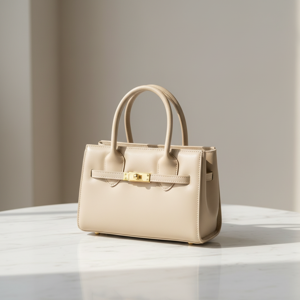 Mini Tote Bej