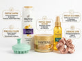 Set Îngrijire și Volum Păr Pantene Pro-V Active Nutri-Plex, Pachet 5 Piese: Șampon Extra Volume, Mască Keratin Protect, Ulei de Argan, Perie Silicon Masaj Scalp și Elastic Satin Scrunchie